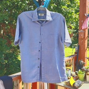 Alfini powder blue size small dress shirt
